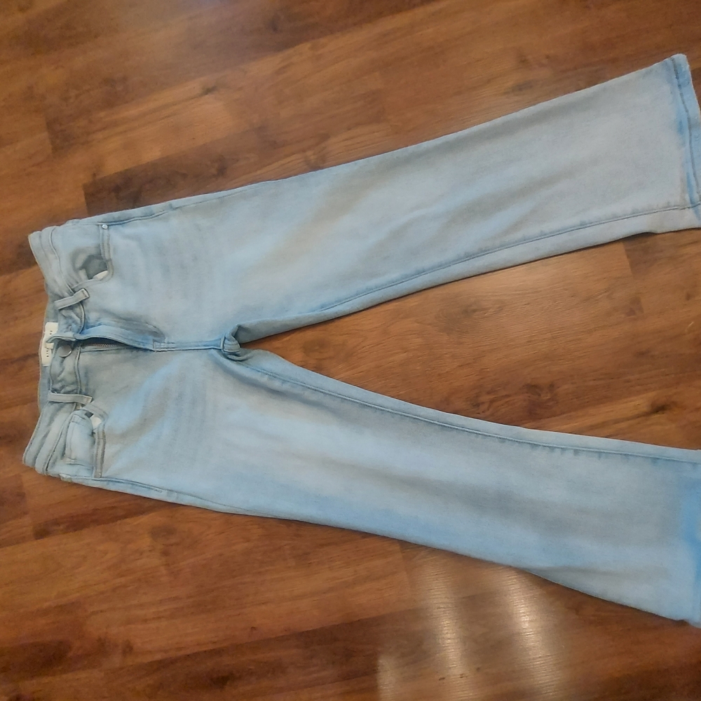 Classic Blue High Rise Straight-Leg Jeans